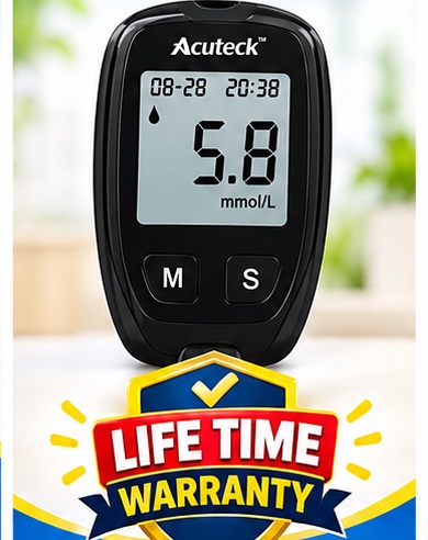 Acutech Blood Sugar Test Machine Glucometer