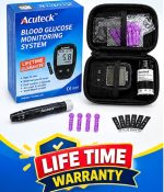 Acutech Glucometer with Blood Sugar Test Strip